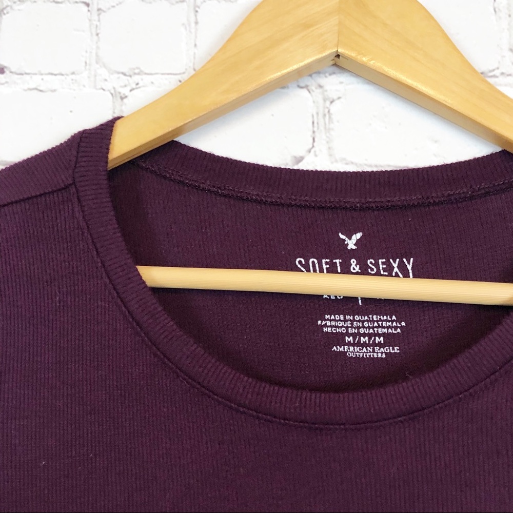 American eagle soft and sexy rounded hem tee